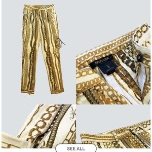 Bling chain jeans by Roberto Cavalli vintage pants w YTK retro vibe